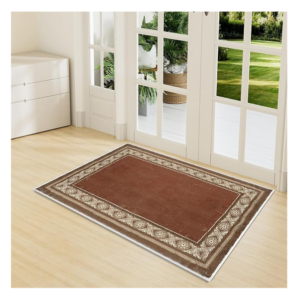 LY4U Dirt Trapper Door Mat, Non-slip Door Mats Indoor, Super Absorbent Entrance Rug Machine Washable, Floor Mats for Pets and dogs