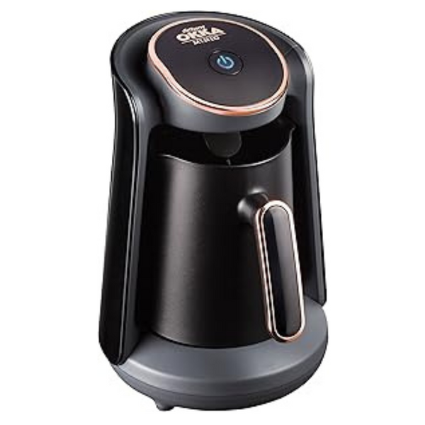 Arzum OK004 Turkish Coffee Machine, Plastic, 480 W,0.3 liters, Black/Copper