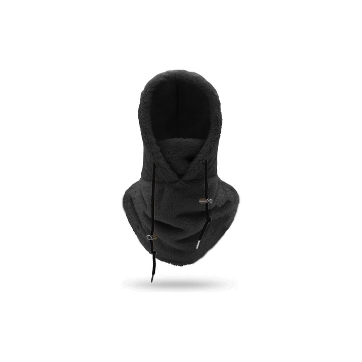 Sherpa Hood Ski Mask, Fleece Balaclava Hood Scarf for Women & Men Cold Weather, Adjustable Windproof Winter Mask Warm Mask Cover Hat Cap, Thermal Scarf Hat - OneBag
