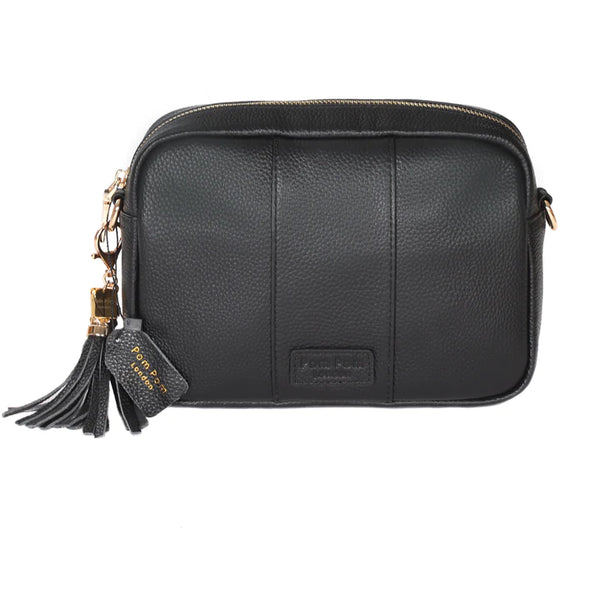 POM POM LONDON CITY BAG BLACK