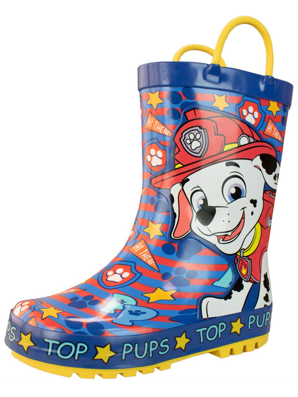 Paw Patrol Kids Wellington Boots Marshall Size 8