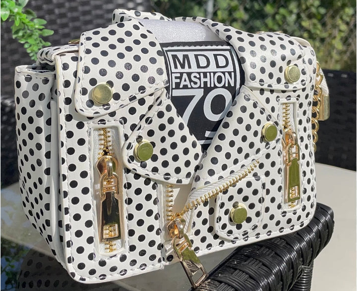 Women Crossbody Bags Chain Shoulder Jacket Bags Motorcycle Messenger Bag Leather Handbags for Girls Purse - OneBag