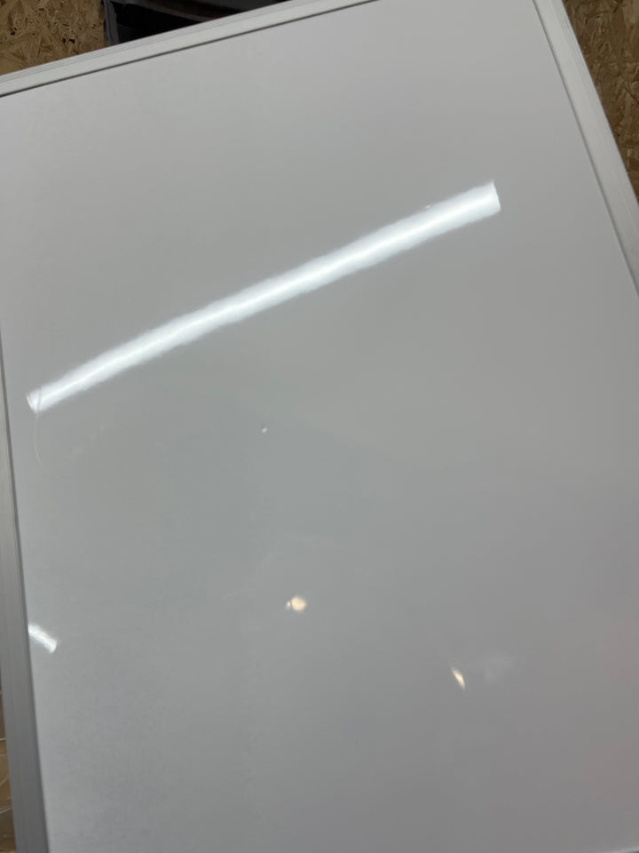 VIZ-PRO  60 x 45 cm Silver Aluminium Frame Magnetic Dry Erase Board - OneBag