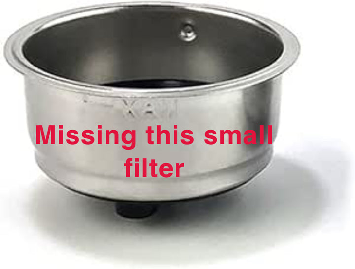 20 Bar Coffee Machine with Steam Milk Frother 1.3L Removable Water Tank, Espresso, Cappuccino and Latte Machine- missing small filter - OneBag