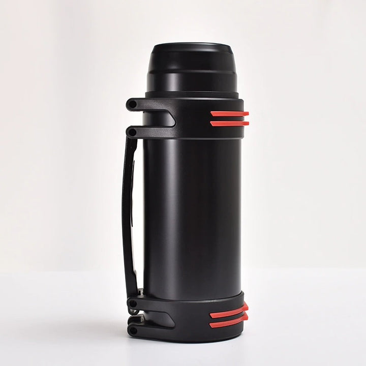 2L Stainless Steel Thermal Vacuum Travel Insulated Bottle Giant Flask for Hot and Cold Drinks - OneBag