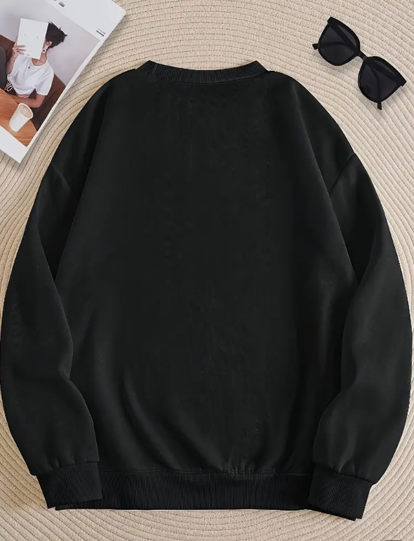 Women Oversized Sweatshirt, Long Sleeve Casual Loose Pullover Top - OneBag