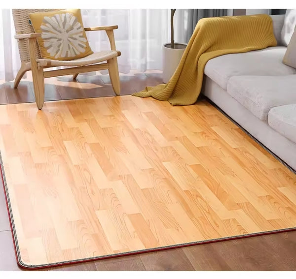 OneBag 200x150cm Electric Heating Rug Floor Mats, Adjustable Temperature & Timer Foot Warmer, Waterproof Electric Heating Pads Hot Carpet Space Heater for Home Office