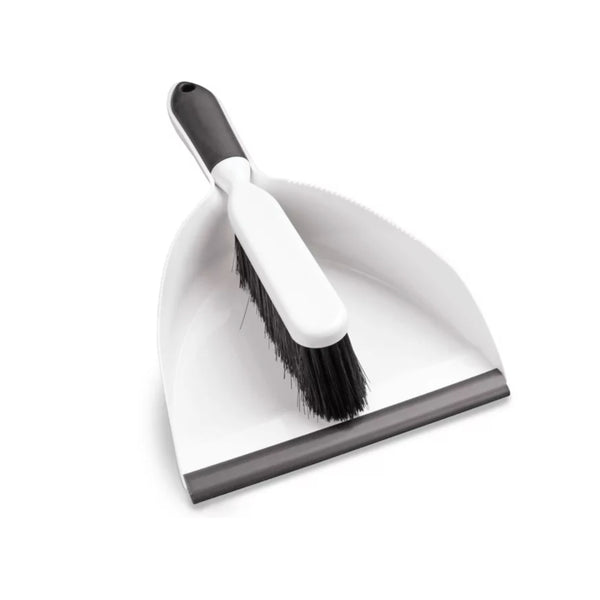 White Dustpan & Brush Set