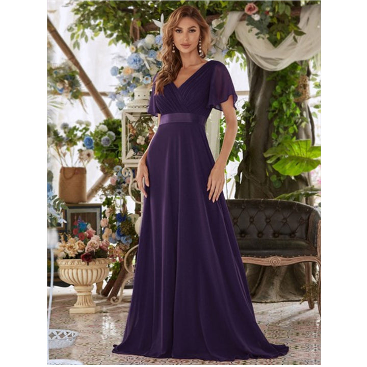 Long Chiffon Evening Dresses - OneBag