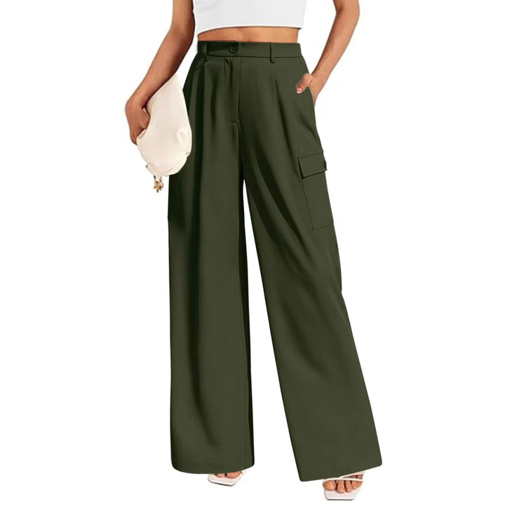 Cargo High Waisted Wide Leg Trousers - OneBag