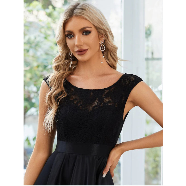 Sleeveless High-low Lace Top Dress - OneBag