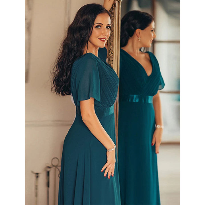 Long Chiffon Evening Dresses - OneBag
