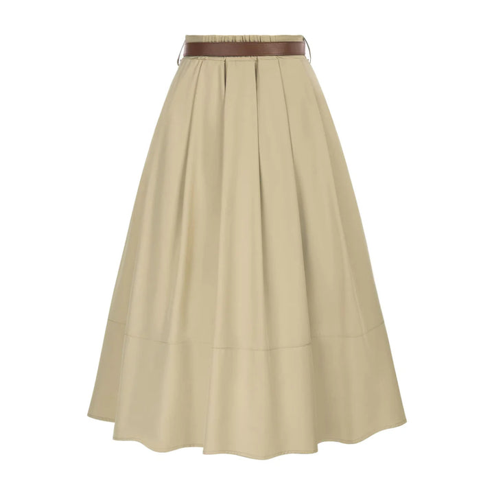 High Waist Knee Length Skirt - OneBag