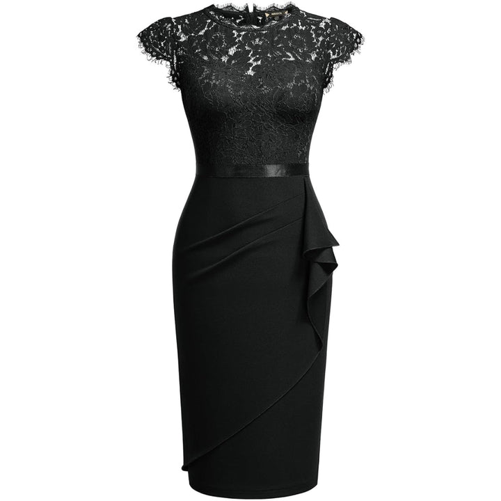 Women Black Formal Party Dress - OneBag