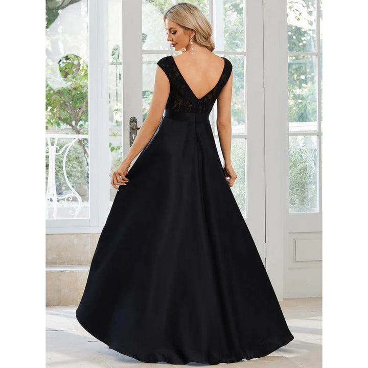 Sleeveless High-low Lace Top Dress - OneBag
