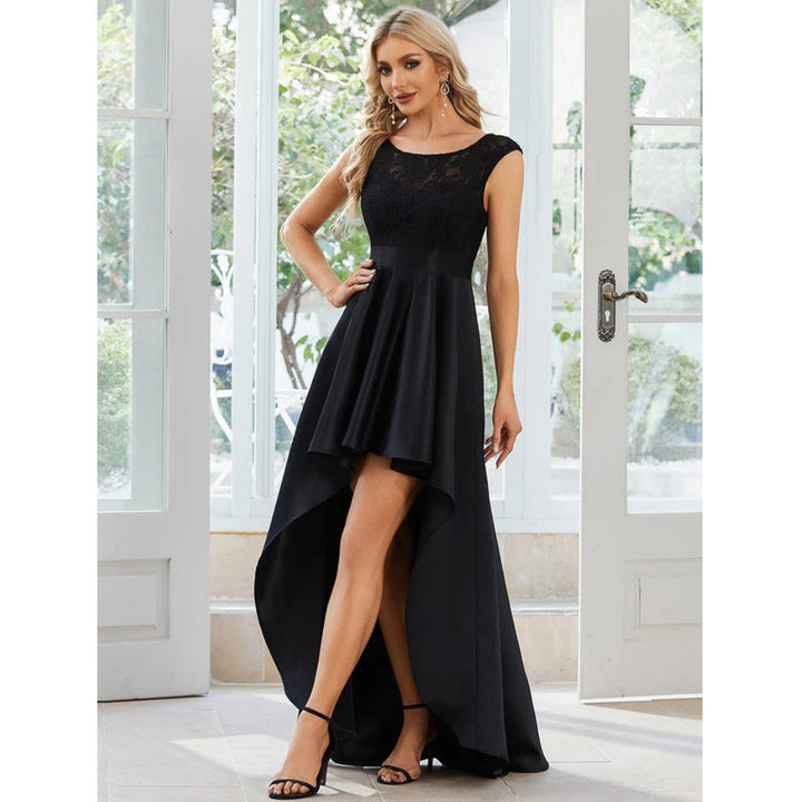 Sleeveless High-low Lace Top Dress - OneBag