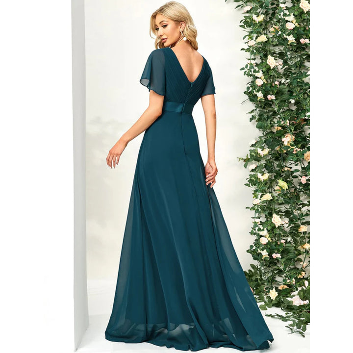 Long Chiffon Evening Dresses - OneBag