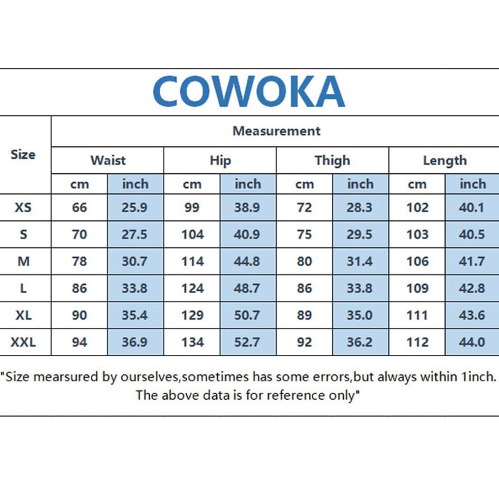 Women's Casual Cotton Linen High Waist Wide Leg Pants Trousers - OneBag
