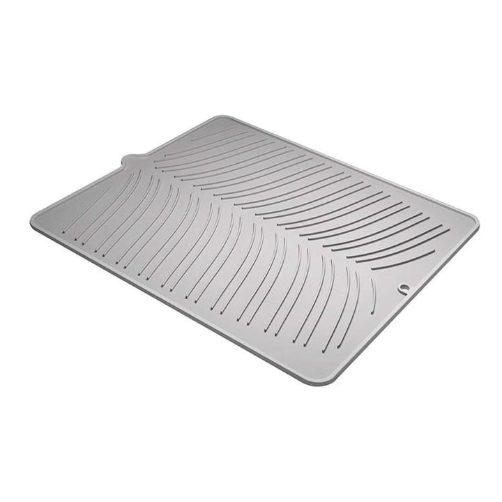 Silicone Dish Drying Mat, Heat-Resistant and Non-Slip Draining Rack, Large Rubber Mat for Drying Dishes and Glasses, 41 x 36 cm - OneBag