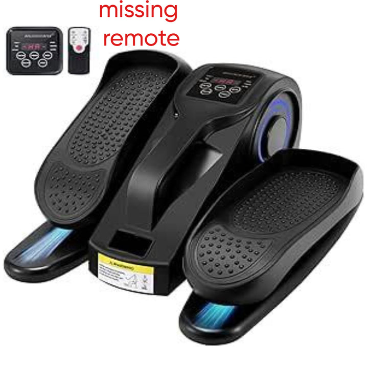 Rollingsurfer Under Desk Elliptical Machine, Adjustable Speeds Elliptical Trainer with Remote Control, Seated Pedal Exerciser - OneBag