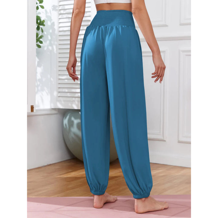 Elastic High Waisted Pants - OneBag