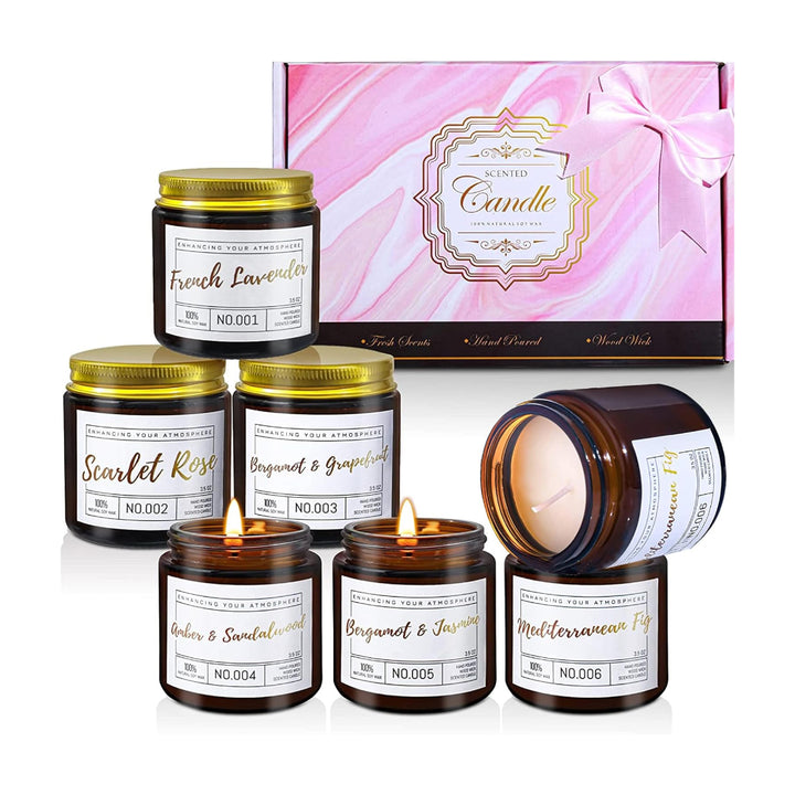 4/6 Pcs Scented Candles Sets - OneBag