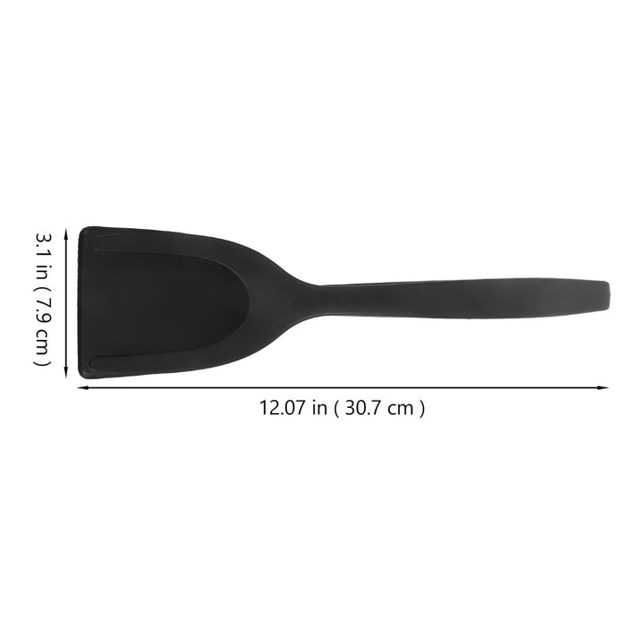 3 Pcs of 2 in 1 Silicone Grip and Flip Tongs Spatula Kitchen - OneBag