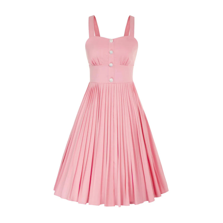 Vintage Tie Neck Women Dress - OneBag