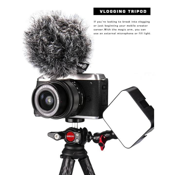 Flexible Tripod for Smartphone with 360°Rotary Tilt Ballhead & XL Vertical and Horizontal Phone Mount - OneBag