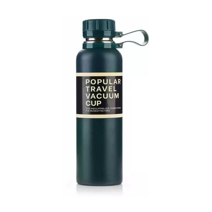 1L Outdoor Portable Stainless Steel Insulation Pot Vacuum Bottle Flask for Hot and Cold - OneBag