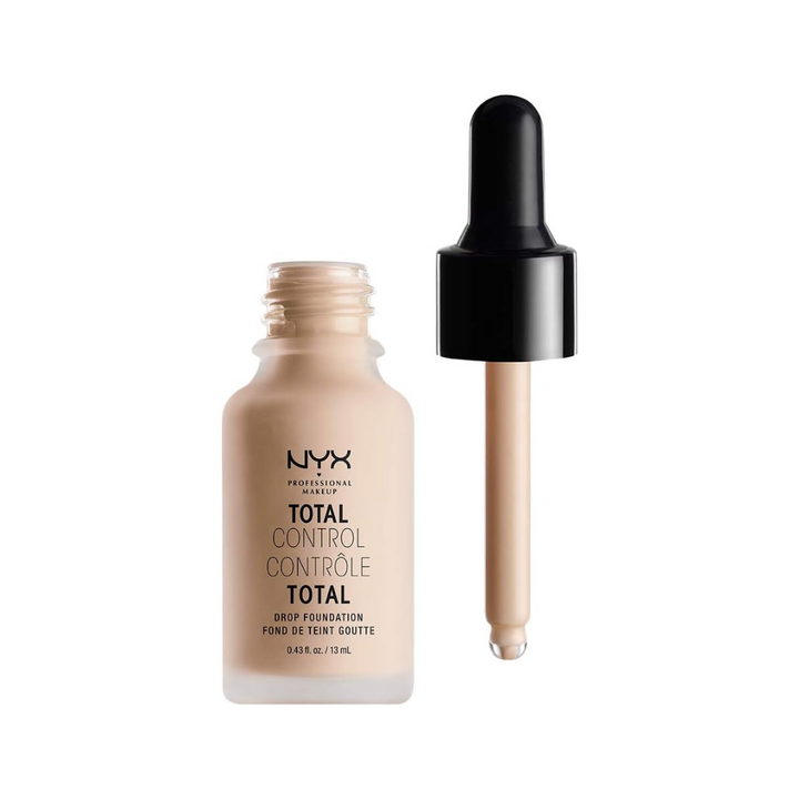 NYX Professional Makeup Total Control Drop Foundation, Precise Dosage, Buildable Coverage, Long Lasting, - OneBag
