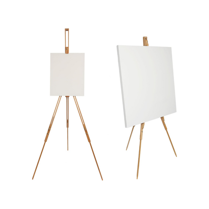 Portable Wooden Tri-Pod Artist Easel Stand for Painting, Sketching, Display, Exhibition - OneBag