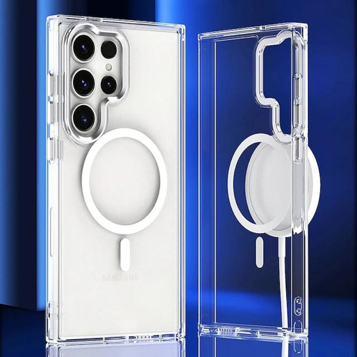 Transparent Samsung Galaxy S24 Ultra Case, Support Wireless Charging - OneBag
