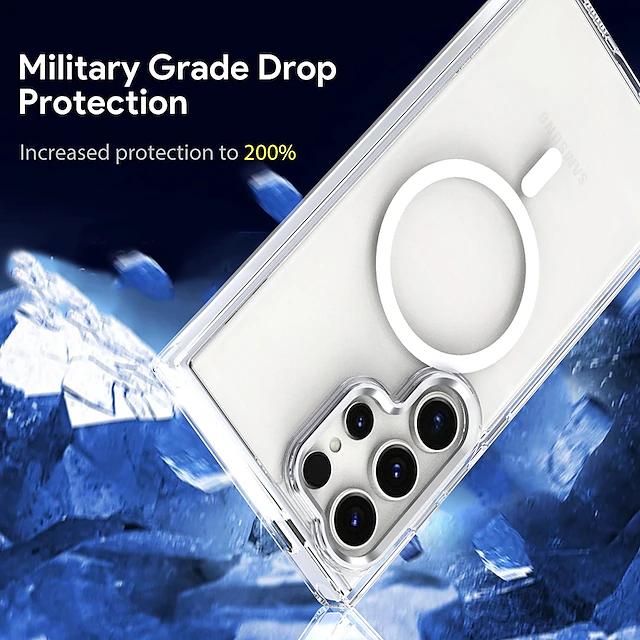 Transparent Samsung Galaxy S24 Ultra Case, Support Wireless Charging - OneBag