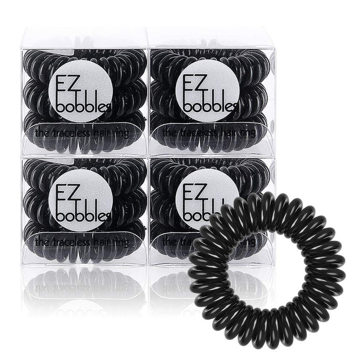 12pcs Spiral Hair Bands for Women and Girls Plastic Multicolour Series Spiral Hair Bands - OneBag