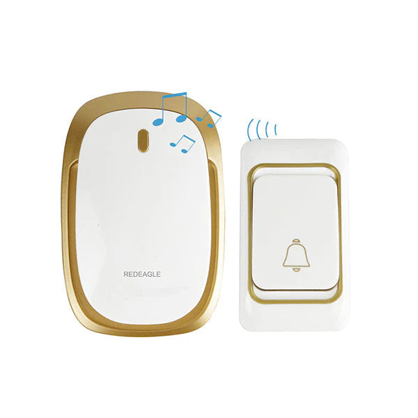 Wireless Smart Doorbell 700FT Range, UK Plug Receivers and 1x Bell, Waterproof 100M Doorbell