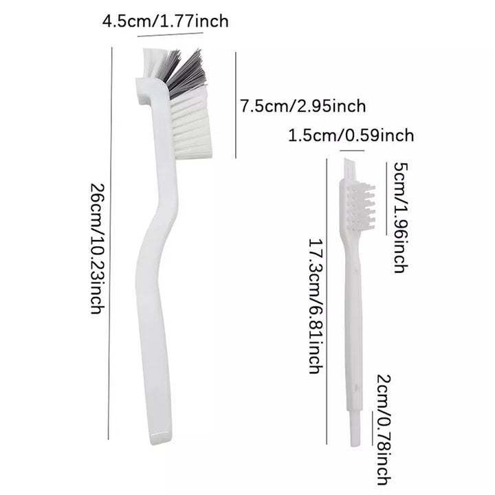 6 Pcs 3 Large & 3 Small Dish Brush Set Kitchen Cleaning Brush, Grout Cleaning Brushes - OneBag