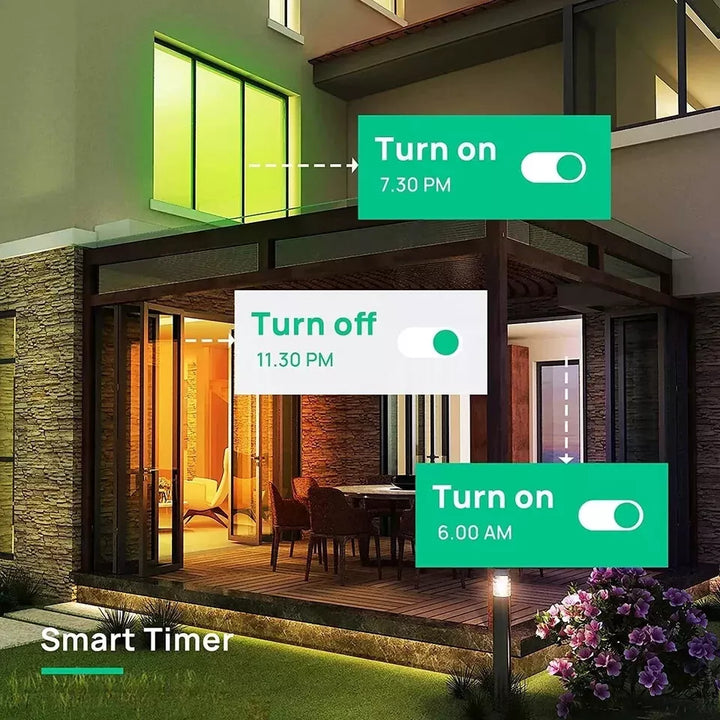 2 Pcs Smart WI-FI LED Light Bulbs with Timer and Remote Control - OneBag