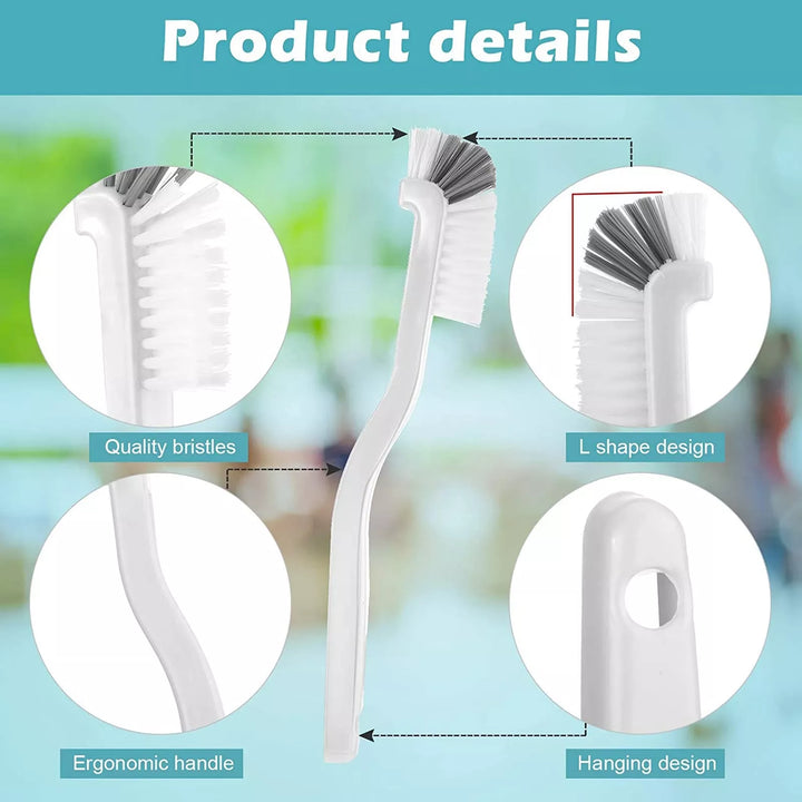 6 Pcs 3 Large & 3 Small Dish Brush Set Kitchen Cleaning Brush, Grout Cleaning Brushes - OneBag