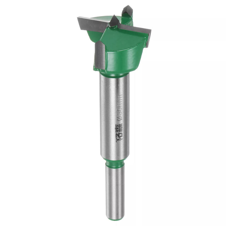 Green Forstner Drill Bit 30mm (1-1/6") Tungsten Carbide Wood Forstner Bit Opener Cutter for Hinge Hole Drilling Woodworking - OneBag