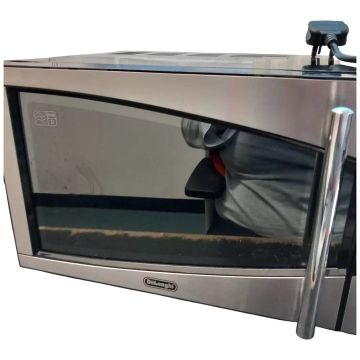 De'Longhi  Black and Silver 800W Standard Microwave P80T5A - OneBag
